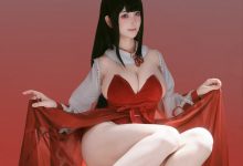 梓猫AzuNyan-舰长图-碧蓝航线-大山·祈愿的巫女[9P-6.2MB]-套图岛