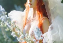 蠢沫沫  花丛婚纱 [67P 517M]-套图岛