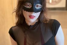 微密圈 可可西yyy – 微密圈系列 蒙面女侠红色包臀裙 [48P+3V-350MB]-套图岛