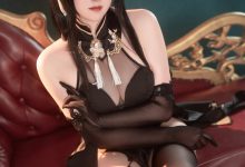 Natsuko夏夏子 –  碧蓝航线 镇海旗袍[76P-498M]-套图岛