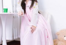 物恋传媒 No.2397 美兔-汉服、布鞋、粉色棉袜 [150P1V-3.88GB]-套图岛