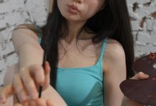 青柠映画 003 - 小小 画室 蓝吊带抹胸 [145P1V-2.30GB]-套图岛