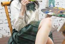 青柠映画 004 - AN 画室JK [146P-336MB]-套图岛