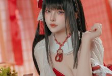 屿鱼 –  碧蓝航线 大山·祈愿的巫女兔[58P-340.2M]-套图岛