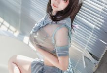 阿雪雪 – 蓝色JK[56P-1.03G]-套图岛