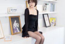 BoBoSocks袜啵啵 No.704 小甜豆-高跟鞋、薄黑丝、黑丝淋酸奶 [166P1V-6.63GB]-套图岛